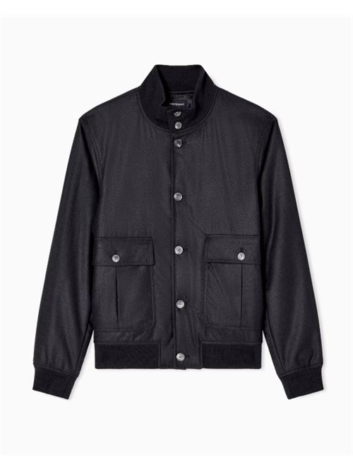 BLOUSON VIRGIN WOOL EMPORIO ARMANI | EM002158.TE17045U8004 ANTARCTICA